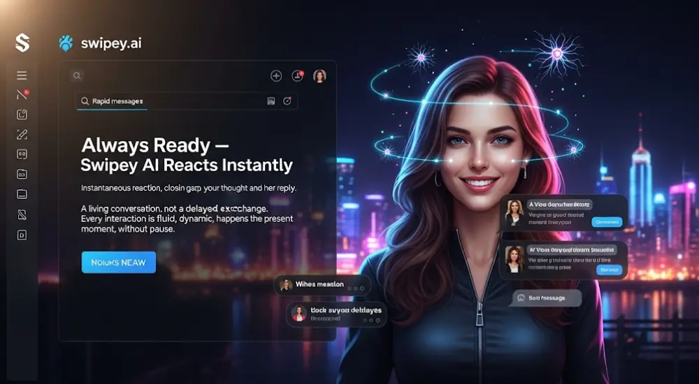 Always Ready — Swipey AI Reacts Instantly